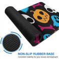 thumbnail image 6 of Long Mouse Pads for Desk,Colorful Halloween Elements Pattern Desk Mats on Top Of Desks, Desk Mouse Pad Extra Large with 3mm Non-Slip Base and Stitched Edge for Gaming,Office,Work,Home 31.5"x15.7", 6 of 6