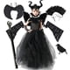 thumbnail image 2 of Disfraz de Maléfica para Halloween para niñas, elegante vestido de tutú negro para bautizo, disfraz de reina demonio, bruja, ropa de fiesta de carnaval, 2 of 5