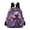 Wizard Cat with Moon, variant on JIALIOU Mini Backpack Purse for Women Quilted Casual Daypack Small Travel Shoulder Bag, Peacock Feather