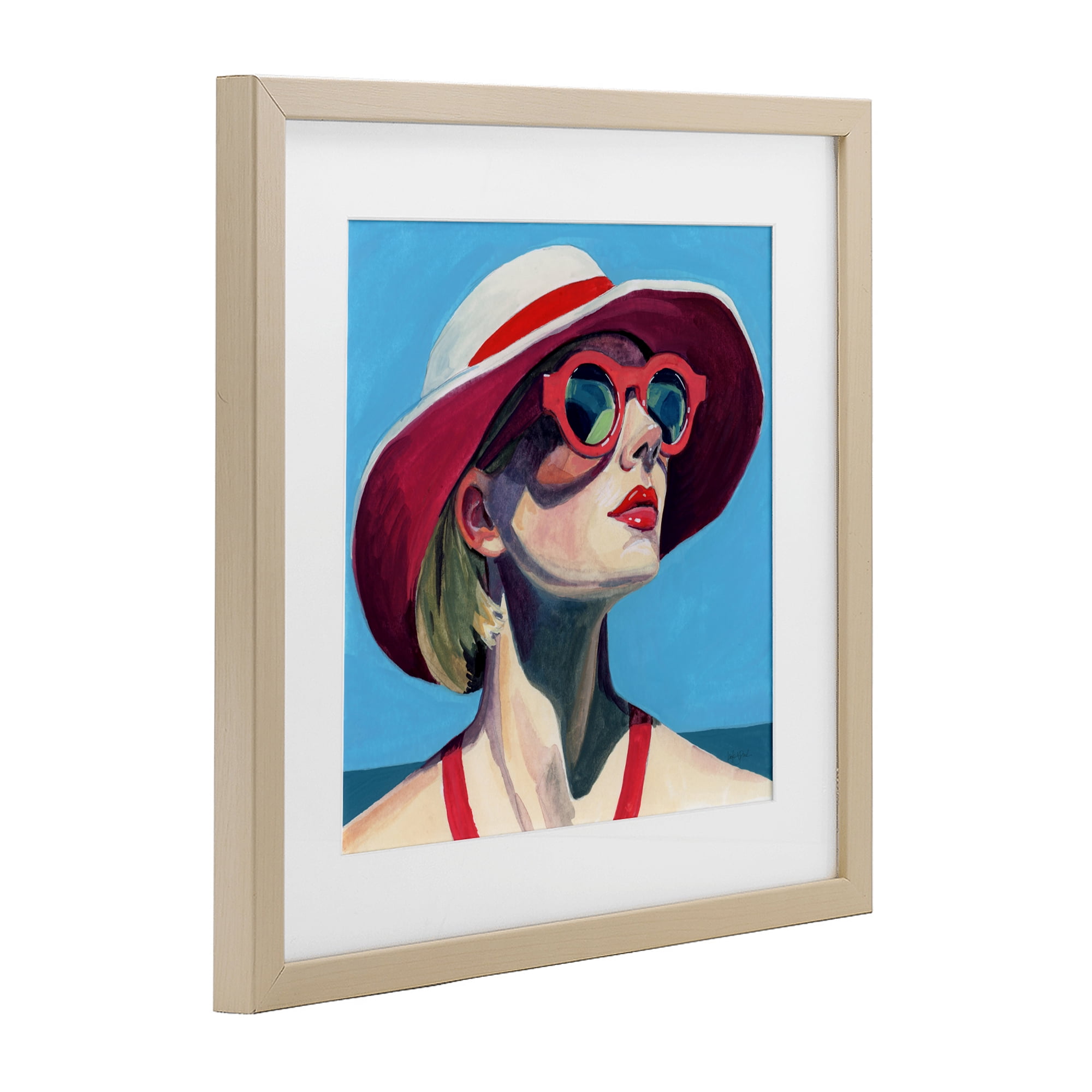 Stupell Industries Vacation In Style Birch Framed Print Under Glass, design by Kate Jarvik Birch