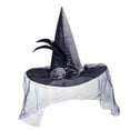 thumbnail image 4 of para mujer, accesorios para fotos, accesorio de disfraz de personaje, sombreros de adulto puntiagudos de  Negro Sunnimix  sombrero de halloween, 4 of 8