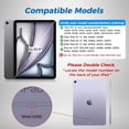 thumbnail image 2 of Magnetic Magic Keyboard Case for iPad Pro 11", iPad Air 11"(M4/M3/M2) / Air 10.9", Trackpad, Backlit,White, 2 of 7