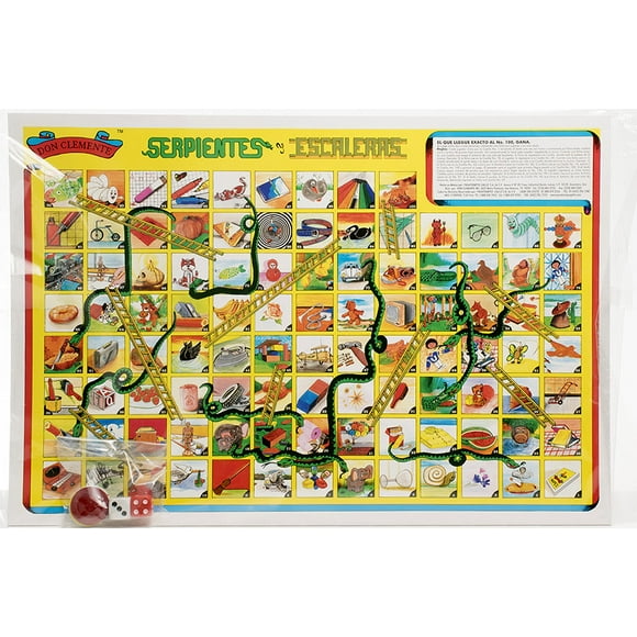 Juego Lotería Don Clemente Serpientes Y Escaleras con 3 tableros