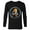 Black, variant on Marvel Fantastic Four Super Heroes 4 Logo - Long Sleeve T-Shirt for Men - Customized-Athletic Heather