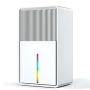 Dehumidifier, 101OZ Dehumidifiers for Room for Home (800 sq ft.), Quiet Dehumidifiers for Basement, Bathroom, Bedroom, Closet, RV, With 7 Colors LED, Auto Shut Off and Clothes Drying Function