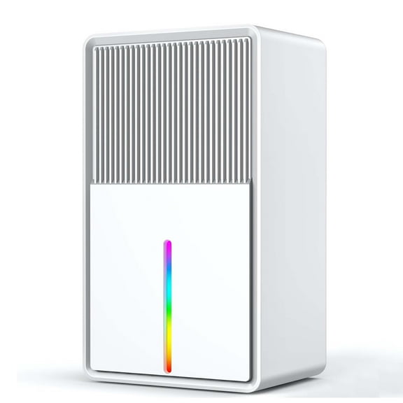 Dehumidifier, 101OZ Dehumidifiers for Room for Home (800 sq ft.), Quiet Dehumidifiers for Basement, Bathroom, Bedroom, Closet, RV, With 7 Colors LED, Auto Shut Off and Clothes Drying Function