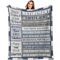 Retirement Gifts for Men 2024, Retirement Gifts for Men, Retirement Blanket, Retired Gifts for Men, Best Retirement Gifts for Coworkers, Doctors, Nurses, Teachers, Boss Throw Blankets 50"X60"