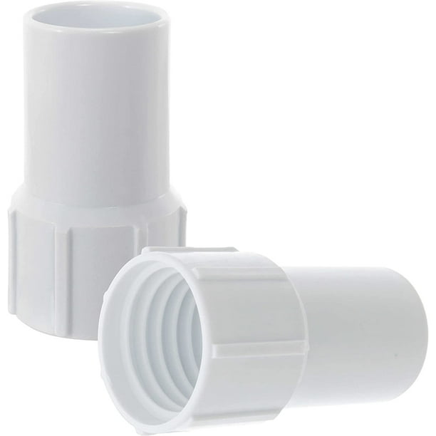 JLSJ Threaded Hose Cuff for Spiral Wound Swimming Pool Vacuum Hose 2