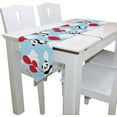 thumbnail image 3 of Coolnut 13"x70" Table Runner, Panda Flying with Red Ballon Washable Table Cloth Runner for Holiday Home Wedding Table Top Decoration, 3 of 5