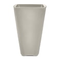 thumbnail image 5 of Step2 Bridgeview 26" Concrete  Square Indoor Outdoor Plastic Planter,  Gray, 5 of 21