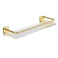 thumbnail image 3 of Estante flotante para baño, estante de pared acrílico montado en la pared, creativo, multipropósito, desmontable, sin perforaciones, estante de baño 40cm Soledad repisa flotante para baño, 3 of 10