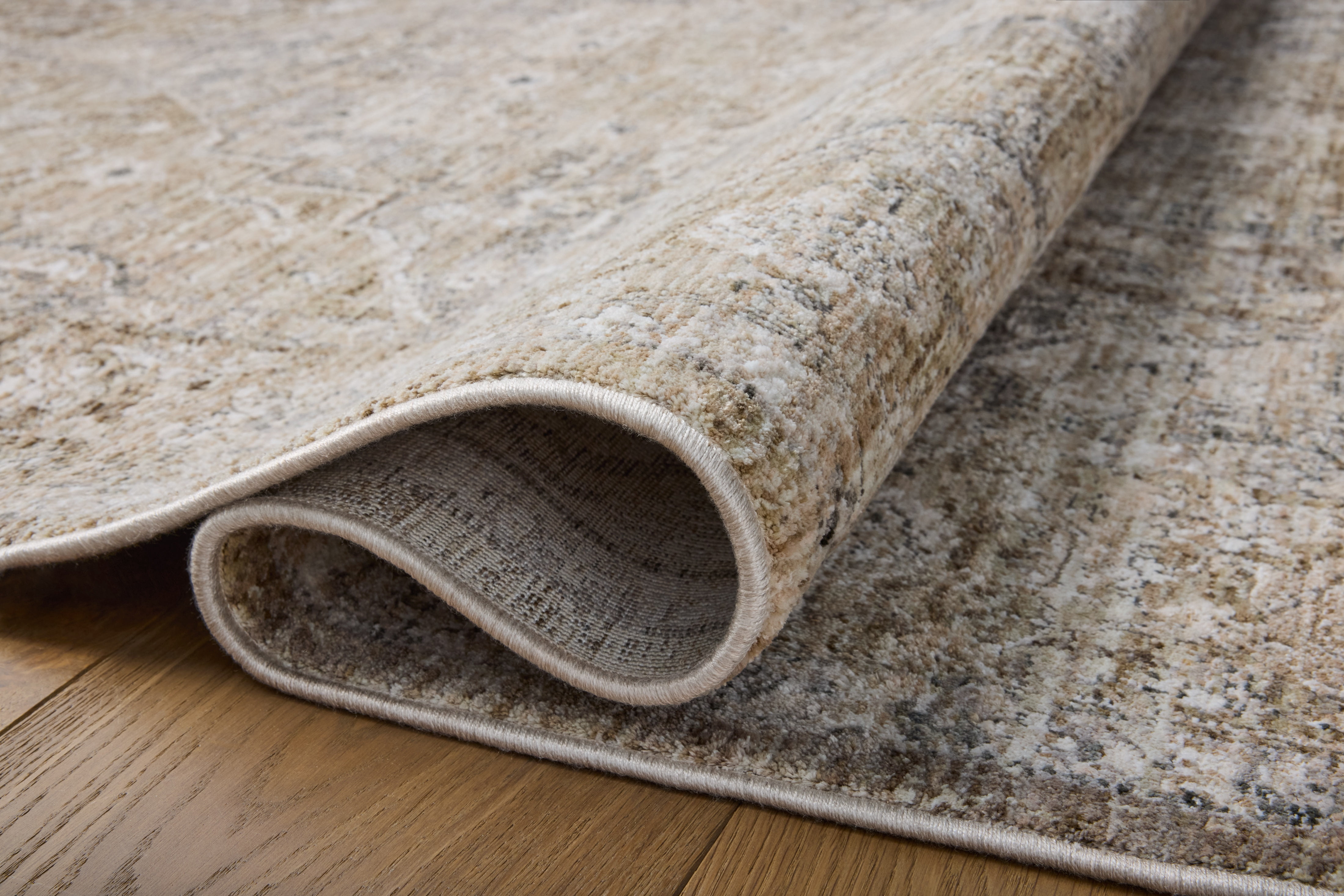 Loloi Tabitha Khaki / Slate 2'-7" x 8'-0" Runner Rug