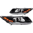 thumbnail image 4 of ECCPP Headlight assembly Fit 2011-2013 for Kia Optima Black Housing Amber Reflector Pair Headlights 921012T121, 4 of 5