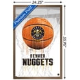 thumbnail image 3 of NBA Denver Nuggets - Drip Basketball 21 Wall Poster, 22.375" x 34", Framed, 3 of 3