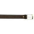 thumbnail image 2 of Pierre Cardin Dark Brown Classic Silver D-Ring Adjustable Belt Adjustable Mens Belt-38 for Mens, 2 of 4