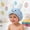 Blue, variant on NWOKYZGH Microfiber Hair Towel Wrap for Kids, Easter Dry Hair Cap Suck Water, Absorbent Quick Girls Boys Hair Drying Towel, Lightweight Bouncy Hat Headscarf for Wet Hair