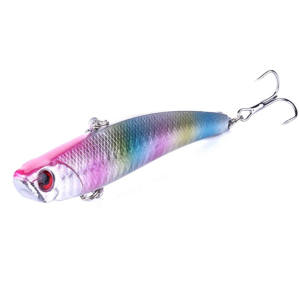 HENGJIA Fishing Lures Bass, Deep Diving Lipless Crankbaits for Bass Minnow VIB Lifelike Hard Baits Sinking Fishing Lure for Bass, Redfish, Trout, Walleye Saltwater Freshwater, 3.74in/0.92oz