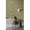 thumbnail image 2 of Khaki Japanese Gardens Inspired Tropical Wallpaper R8427, 2 of 4