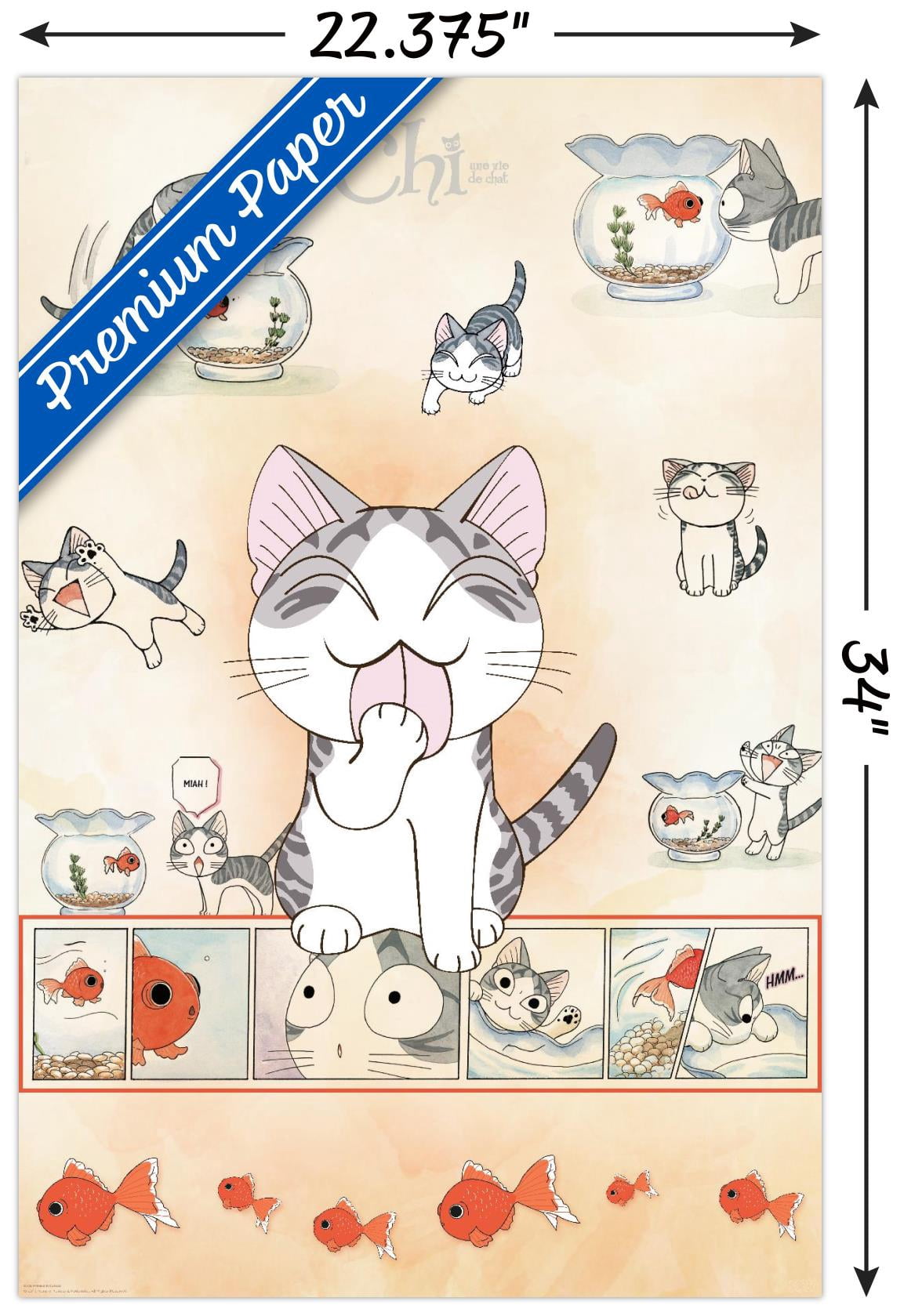 Chi Cat Wall Poster, 22.375" x 34"