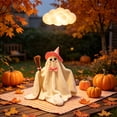 thumbnail image 5 of BUTASY Halloween Ghost Figurine, Cute Spooky Ghost Statue for Halloween Decorations Indoor Resin Ghost Decor for Party, Home, Indoor & Porch, 5 of 6