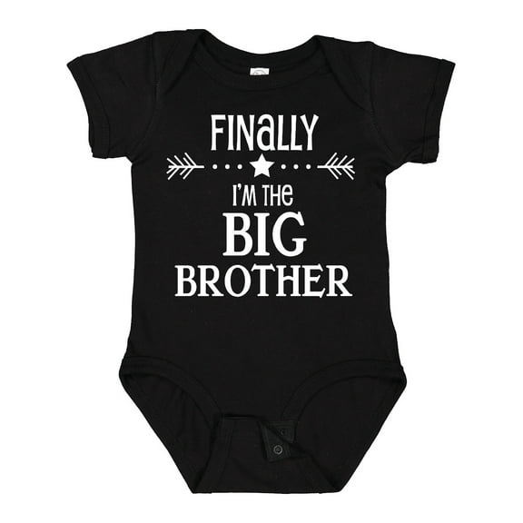 Inktastic Finally Im the Big Brother Boys Baby Bodysuit
