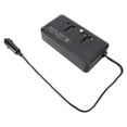 thumbnail image 1 of 200W Car Power Inverter, ABS 2 AC Outlets Efficient 2 USB Ports Car Inverter Converter  for Road Trips, 1 of 7