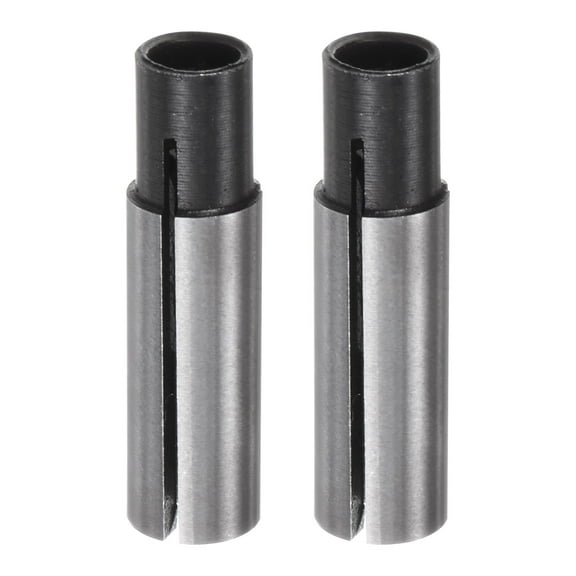 Uxcell 2pcs Collet Chuck Driver Adapter 1/4" to 1/8" CNC Engraving Bit Router Converter for CNC Machine