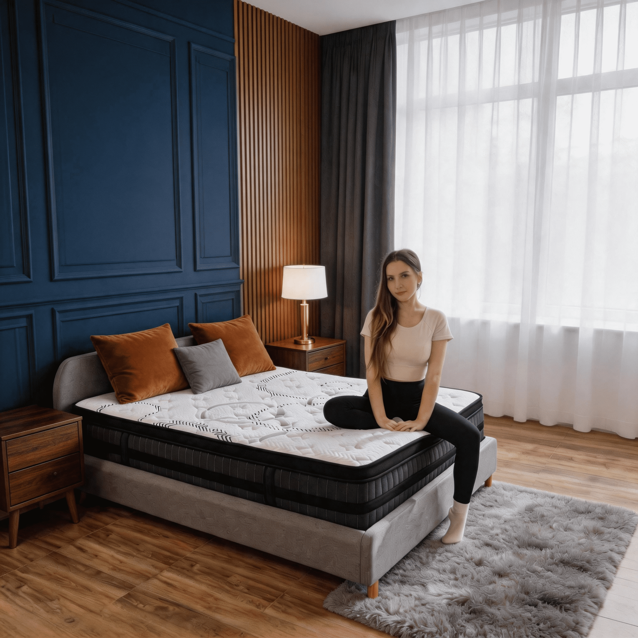 Kizreo 12 inch Full Mattress, Hybrid Extra Firm Mattresses with Cooling Gel Memory Foam in a Box, OEKO-TEX and CertiPUR-US Certified