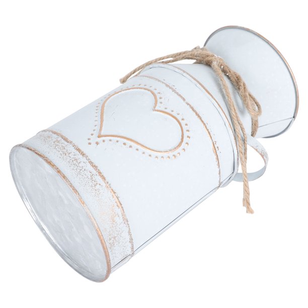 FUTUREORYY 1Ud Florero Decorativo De Metal Galvanizado Para Centro De Con Estilo Vintage Y Estable
