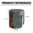 thumbnail image 3 of Fuzoiu Rusty Rocket Launch Print Car Trash Can,Leakproof Car Trash Can,Hanging Garbage Bin,Vehicle Trash Can, Suitable for Sedans, SUVs, MPVs & Trucks, 3 of 7