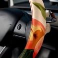 thumbnail image 5 of Peach Car Wheel Covers Steering Wheel Cover 14.5 Inch Printing PVC Leather Auto Accessories, 5 of 6