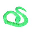 thumbnail image 2 of 3D Printed Snake Car Ornaments, Creative Hand-Made 3D Printing Luminous Decorative Craft With Detailed Scale Texture And Coiled Form, Ideal As Cross-Border Crafts Gift For, 2 of 4