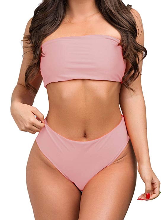 high waisted swimwear