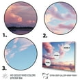 thumbnail image 3 of Designart "Serenity in the Celestial Pink Sky" Landscapes Canvas Print, 3 of 5