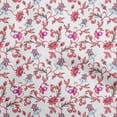 thumbnail image 1 of oneOone Cotton Poplin Twill Red Fabric Floral Dress Material Fabric Print Fabric By The Yard 56 Inch Wide, 1 of 4