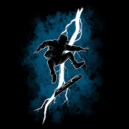 Balanced Returns - Vinyl Sticker - The Time Traveler Returns Hoverboard - Parody Design