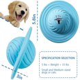 thumbnail image 3 of Jouets de Fuite de Chat de Chien, Boule Interactive d'Ovni de Q, Boule en Caoutchouc de Frisbee de Frisbee de Parfum de Lait de Fuite de Roulement de Multifonction, Jouets Éducatifs de Chiens, 3 of 7