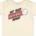 thumbnail image 4 of Inktastic Eat, Sleep, Baseball, Repeat Boys or Girls Baby Bodysuit, 4 of 5