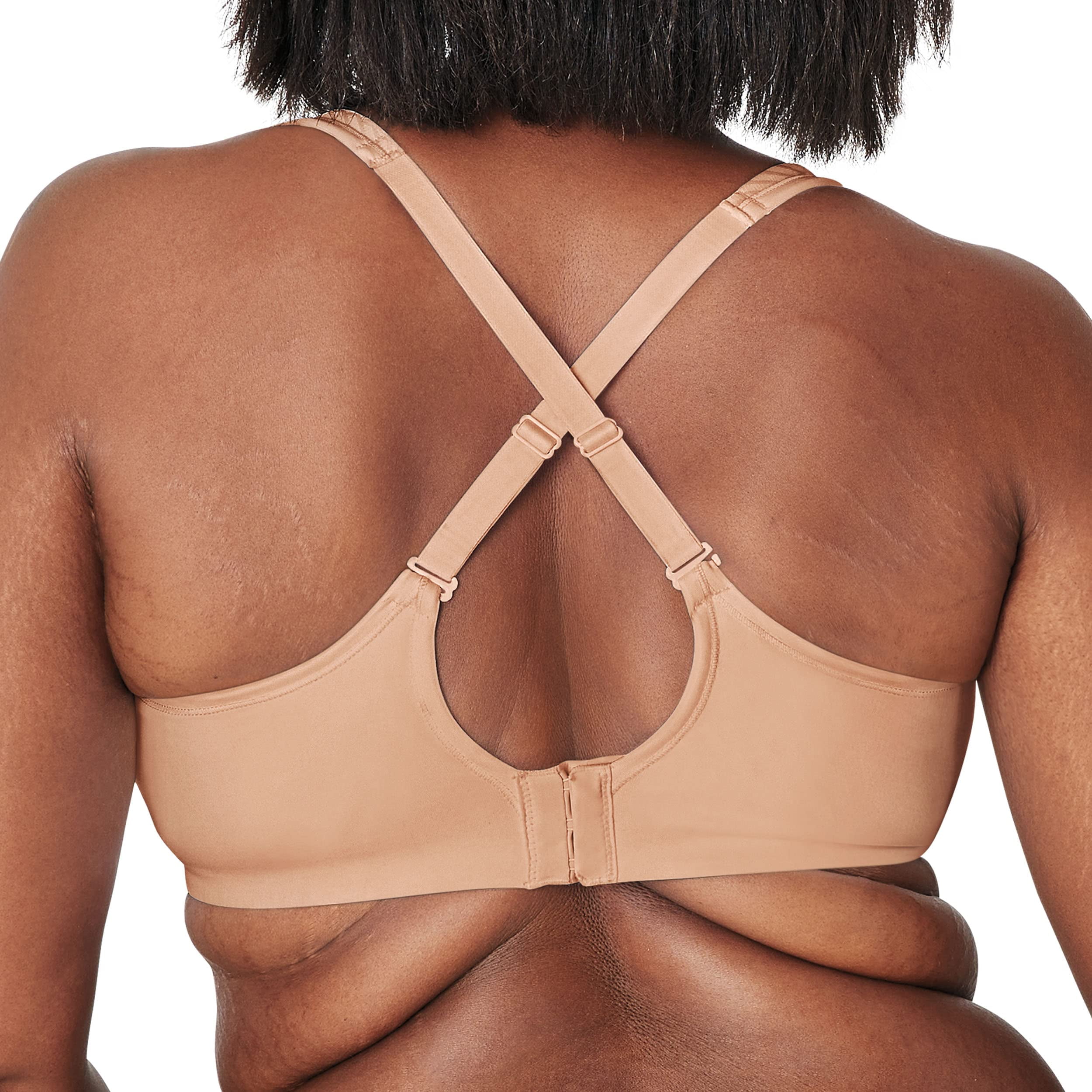 Women's Playtex US4699 18 Hour Bounce Control Wirefree Bra (Taupe 40DD)