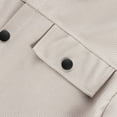 thumbnail image 6 of DPTALR Men's Retro Lapel Button Jacket Solid Color Breathable Casual Style,Beige,XXL, 6 of 8