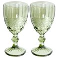 thumbnail image 1 of 2 Pcs Verres à Vin Embossés Gobelet à Cocktail pour Fête Dîner Festival, 1 of 5