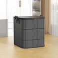thumbnail image 3 of Oggfader 140L Large Foldable Storage Bags for Clothes, Blanket Storage Bins with Zipper Lid and Handles, Closet Organizers, 3 of 9