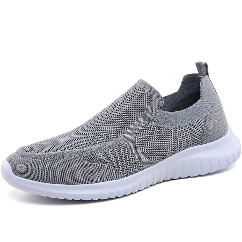 Lightweight Breathable Mesh Comfortable Gym Sports Tennis Soft Fashion Sneakers konhill Mens Walking Shoes Slip-on Trainers
