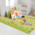thumbnail image 3 of Large Baby Crawling Mat Anti-Slip & Waterproof Foam Mat for Toddlers and Infants, 3 of 5