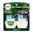 thumbnail image 1 of Febreze Odor-Fighting Fade Defy PLUG Air Freshener Winter Spruce Oil Refill, 2 Refills, 1 of 9