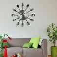 thumbnail image 3 of Kitchen Wall Clock Wall Wall Sticker room and home Decoration Red, 3 of 6