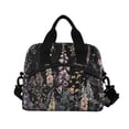 thumbnail image 6 of FORMRS Reusable Lunch Bag for Work School Leakproof Insulated Cooler with Adjustable Shoulder Strap, Dark Flowers Pattern, 6 of 6