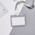 thumbnail image 6 of Naloa Swan With Stars Card Badge Holder Work Badge Sleeve for Office, School, Factory, ID Credit Cards, Driver Licenses and Passes, 6 of 7