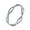 Silver, variant on Women's Stainless Steel Minimalist Double Strand Braided Twist Ring Gold Size 7