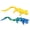 Gold+blue-green, variant on 3D Printed Articulated Lizard Refrigerator Magnet - 8.86" Realistic Lizard Fridge Magnet with Flexible Joints Poseable Creative Magnetic Decor Festival Collectible Gifts